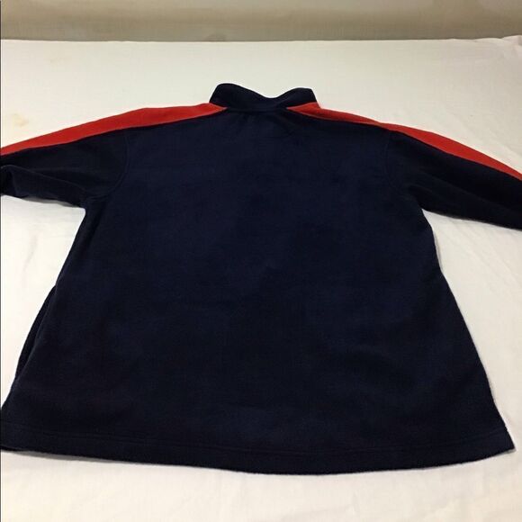 NFL New England Patriots Quarter Zip Fleece Pullover Jacket Good Condition - Picture 2 of 12